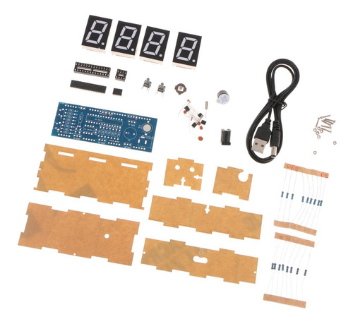 De Reloj Digital Control De Lámpara Temperatura 4-dígitos