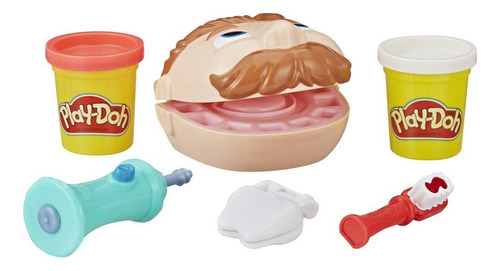 Set Play Doh Mini Dentista Accesorios Y 2 Botes Plastilina