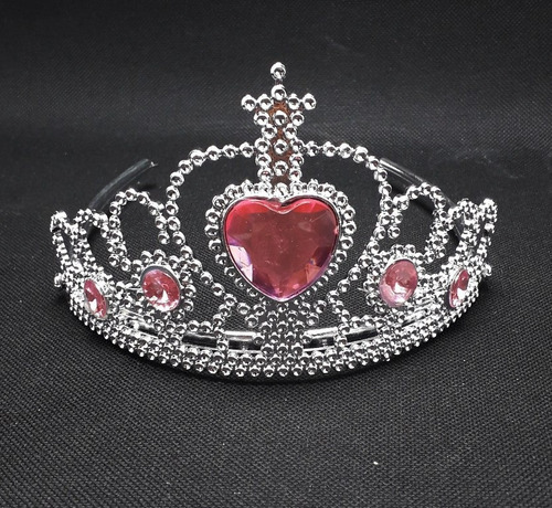 Corona De Princesa Con Gemas Rosadas