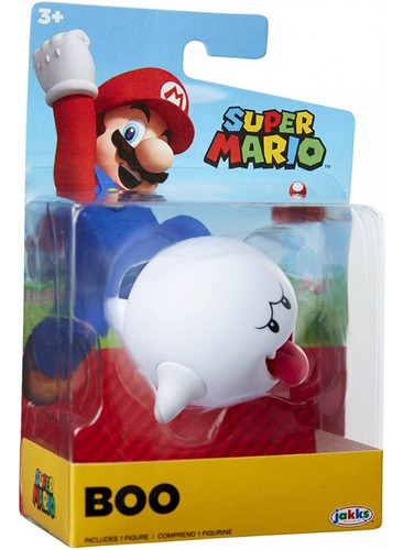 Muñeco Super Mario Figura Boo Articulada 10cm Original 40457