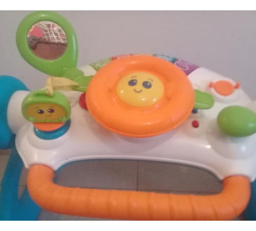 Andador 3 En 1 Con Luz Y Sonidos Winfun Blanco Y Naranja (Usado)