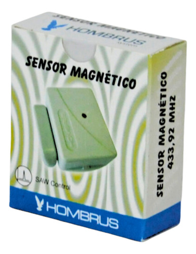 Sensor Magnético Sem Fio Hombrus 433,92 Mhz Code Learn
