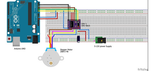 . 4 Pzas Driver Drv8825 Motor Pasos 3d Cnc Arduino +