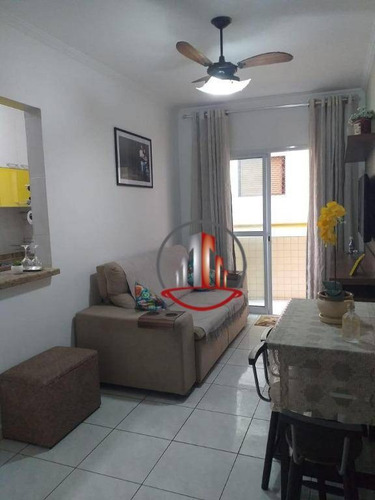 Apartamento Com 1 Dormitório À Venda, 57 M² Por R$ 215.000,00 - Vila Guilhermina - Praia Grande/sp - Ap1848