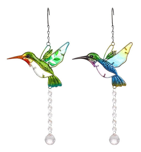 Juego Colibrcon Bola Cristal Transparente Atrapasole Luz