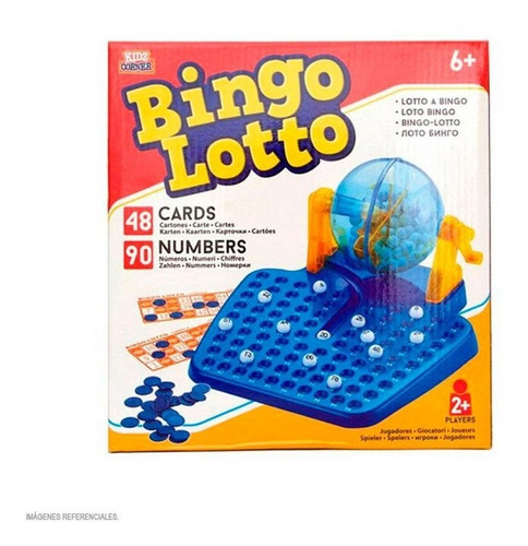 Bingo Lotto Juego De Mesa Familiar Diversion Regalo Niños