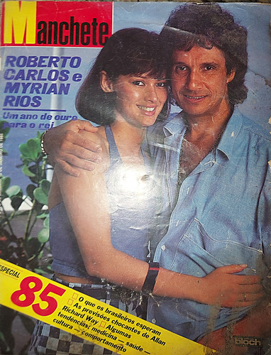 Manchete 85 Roberto Carlos Myrian Rios Tancredo Falcão Maria (Usado)