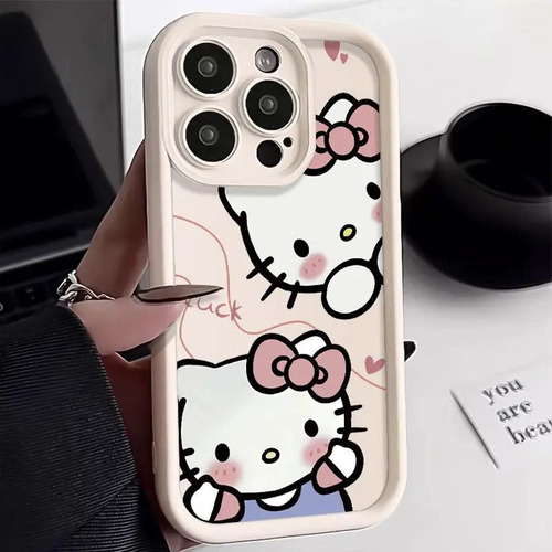 Funda Original Sanrio Hello Kitty Para iPhone 15, 14, 13, 11