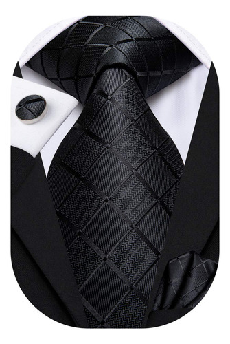 Hi-tie Juego De Corbatas Clsicas Para Hombre Con Pauelo, A N