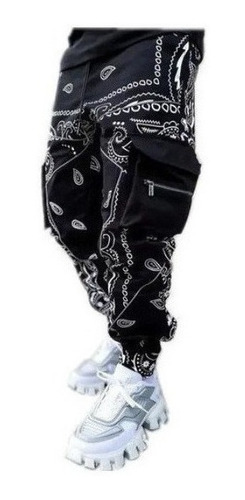 Pantalones De Hip Hop De Impresión Para Hombre