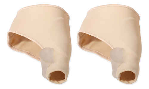 Protector Corrector De Juanetes Ortopedico Gel Silicona Par Color Beige