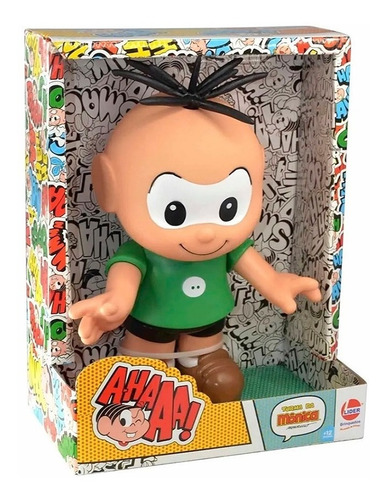 Imagem 5 de 5 de Boneco De Vinil Cebolinha 30cm Turma Da Mônica Lider 653