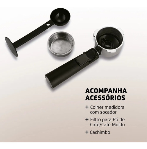 Máquina De Café Expresso C-08 Coffee Cream Mondial 110v