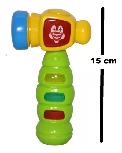 Imagen 4 de 5 de Martillo Y Tabla Juguete Con Pelotitas Con Luz Y Sonido