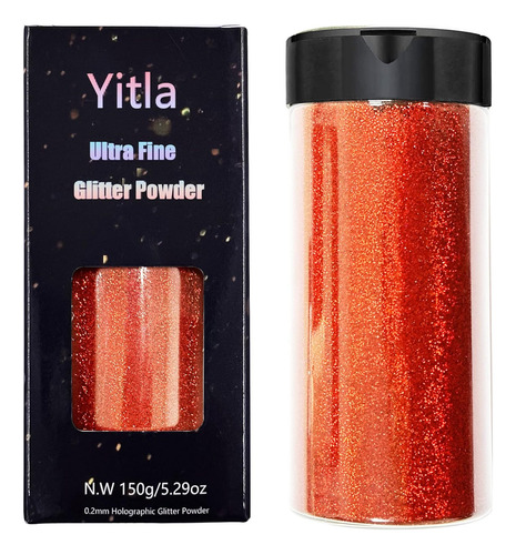 150g Holographic Glitter,0.2mm Ultra Fine Iridescent Gl...