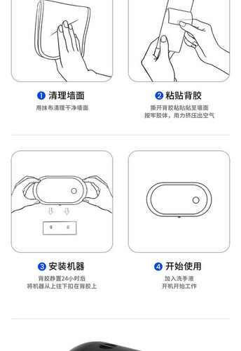 Máquina Desinfectante Manos De Pared Con Sensor Automático