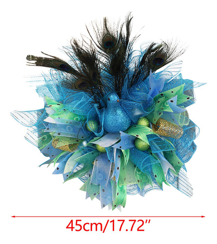Guirnalda R De Pavo Real Para Decoración Del Hogar, Para Col
