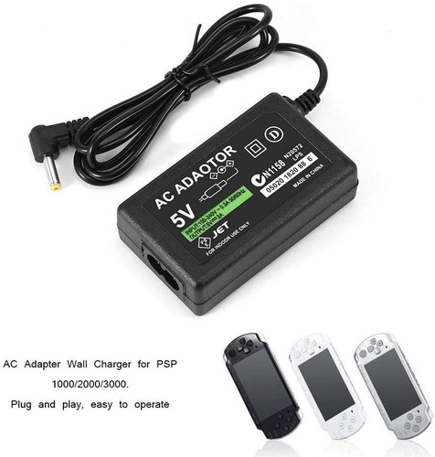 Cargador Adaptador Compatible Psp 2000 3000 Sony 5v 2a