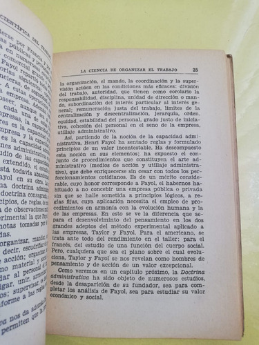 La Organización Cientítifica Del Trabajo Juan Pablo Palewski (Usado)