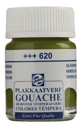 Tinta Gouache Talens Extra Fine 16ml Olive Green 620