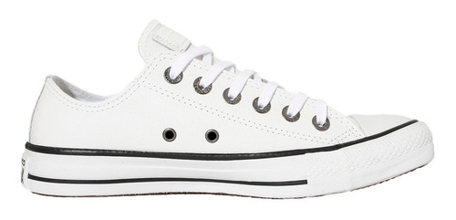 Zapatilla Converse All Star European Low Cuero Blanco