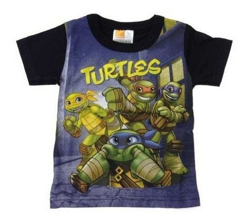 Camiseta Infantil Tartaruga Ninja Marlan N620 - Tam. 1 2 3