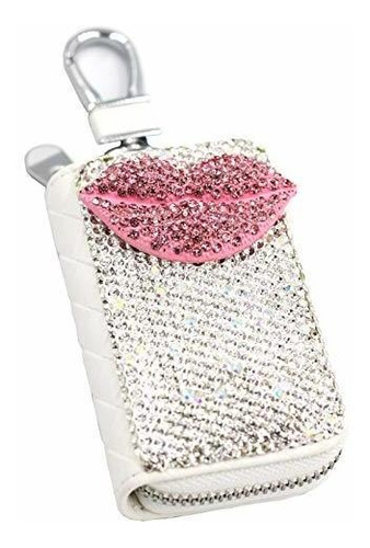 Llavero De Automoción, Bestbling Bling Car Key Holder Leathe