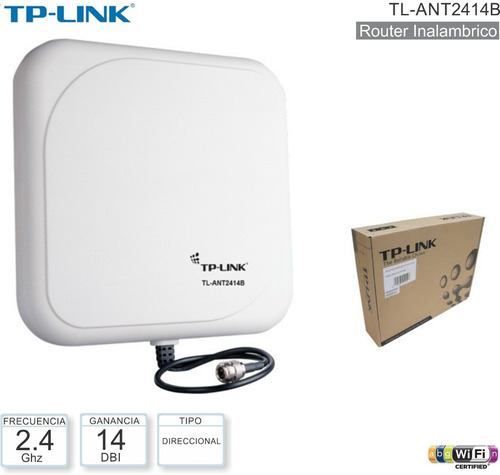 Antena Tp-link Tl-ant2414b Outdoor / Direccional / 14dbi
