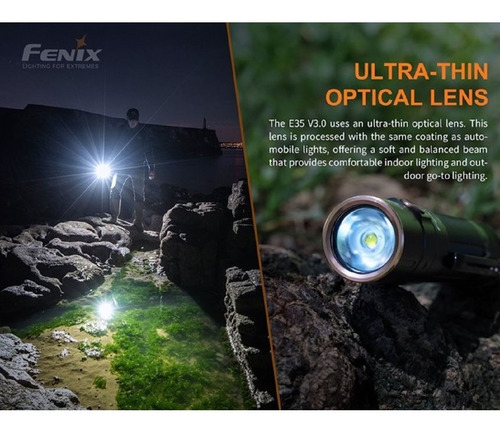 Imagen 4 de 7 de Linterna De Mano Fenix E35 V3.0 3000 Lumens 240 Mts Led