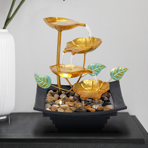 Fonte De Água De Meditação Mini Cachoeira Para Sala