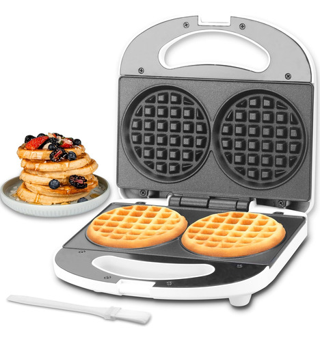 Máquina De Waffles Mini Doble, Fabricante De Chaffles, Wafle