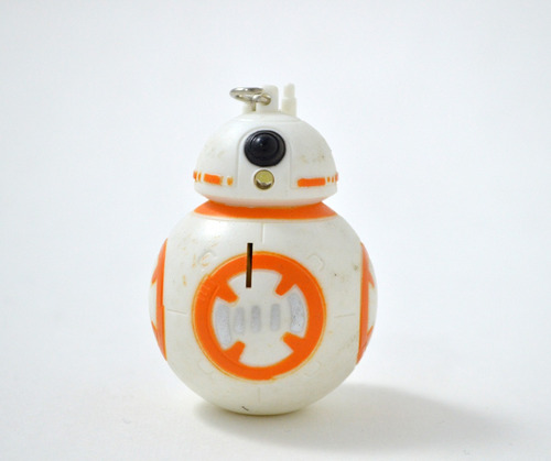 Original Llavero Bb-8 Star Wars Con Luz Blanca Y Sonido