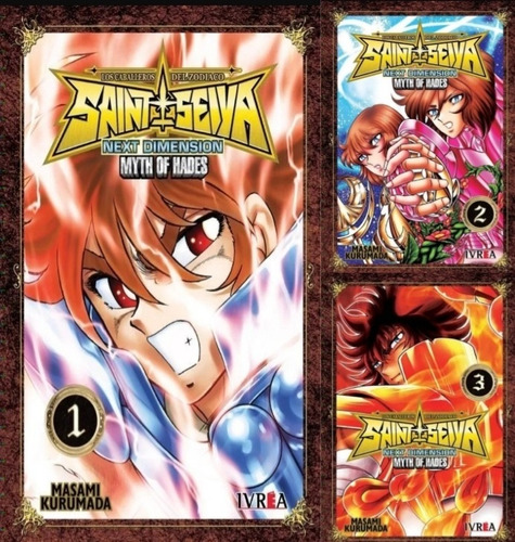 Saint Seiya Next Dimension Pack 1/2/3 Manga  Ivrea