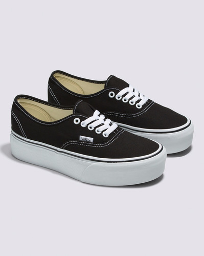 Zapatillas Mujer Authentic Stackform Canvas Black