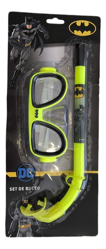 Set De Buceo Batman Dc Mascara Snorkel 