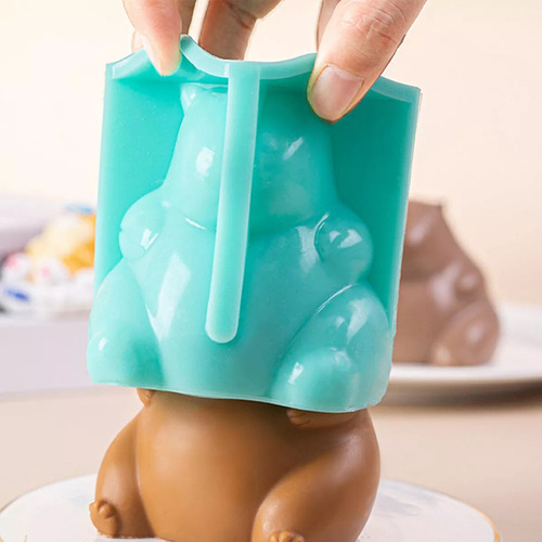 Molde De Silicona Para Mousse Capibara M Para Velas