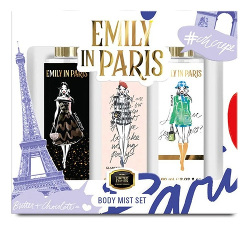 Republic Cosmetics Emily In Paris Sweet, Night & Sexy Body Mist 180 ml