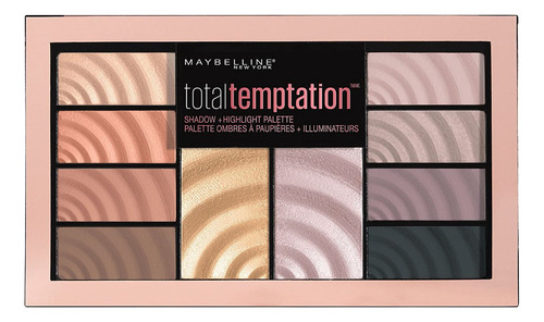 Maybelline Total Tentación De Sombra De Ojos + Resalte Palet Sombra Hight Ligh