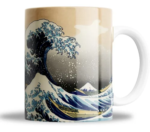 Taza De Ceramica - Arte - La Gran Ola De Kanagaw