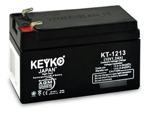 Batería 12v 1.3ah Keyko Alarma, Cerco, Equipos Médicos