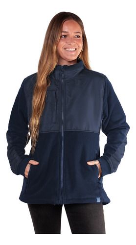 Chaqueta Polar Tela Eco-circle Sustentable Mujer Lenga