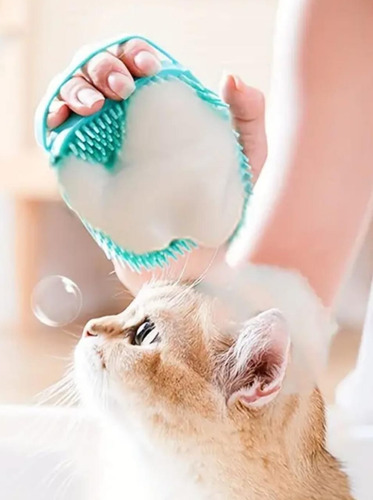 2 Cepillos Para Baño De Mascota