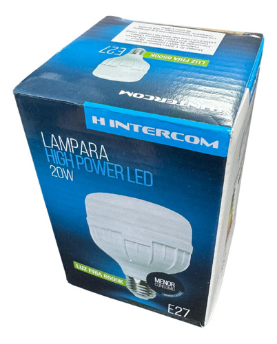 Lampara Galponera Hintercom 20w 6500k E27 Blanco Frío