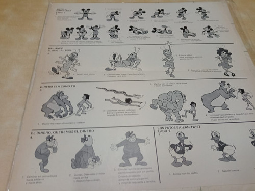 Disney Ejercicios Con Mickey Mouse Vinilo Argentino (Usado)