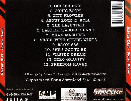 Cd Sonic Boom (silver Dirt) Estándar