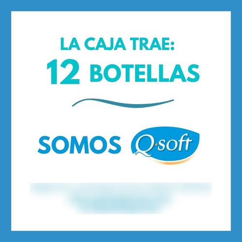 Imagen 2 de 5 de Óleo Calcáreo Q-soft - Mayorista (12 Botellas)