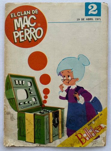 El Clan De Mac Perro Nº 2 Suple Billiken Edit Atlantida 1971