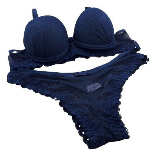 Imagem 9 de 9 de Conjunto Cecília Indecence Em Renda Poliamida