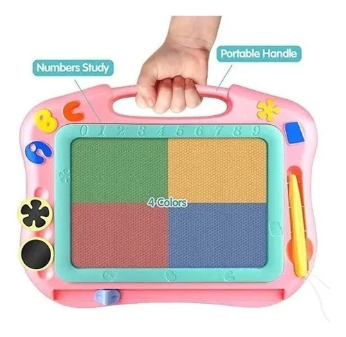 Juguete De Tablero De Dibujo Magnético A Color Para Niños