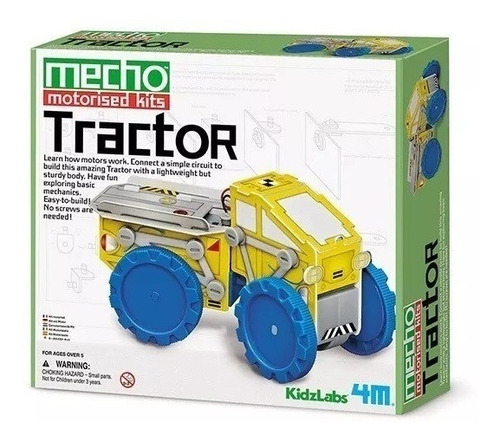 4m Mecano Kits Tractor Carrito  Con Motor Santa Claus